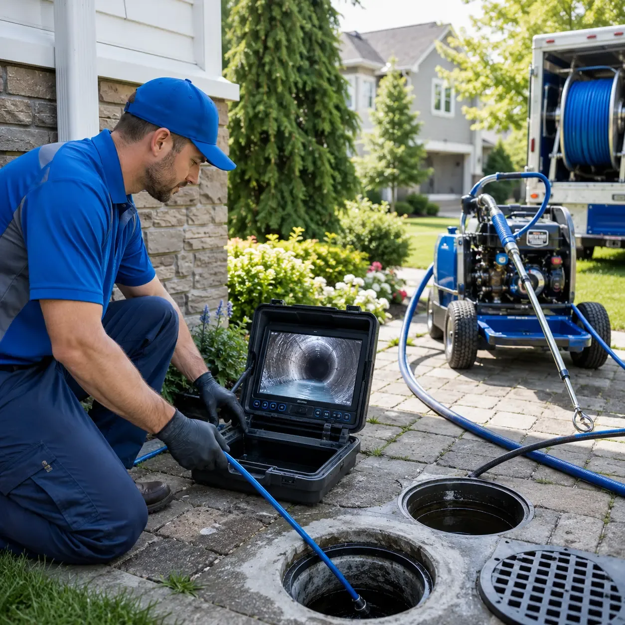 Outdoor drain cleaning professionals serving Indianola, NE